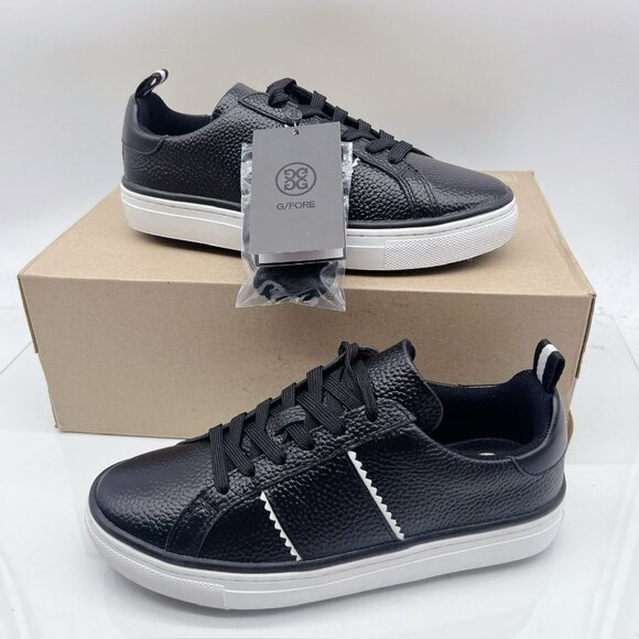 G/Fore Gfore G4 Fore Kiltie Disruptor Golf Shoe Sneaker ⛳️ Onyx Black Wms US 8.5 - Picture 1 of 13